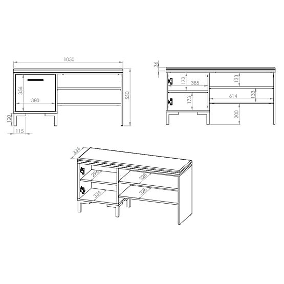 Nevio stalak za cipele - artisan hrast