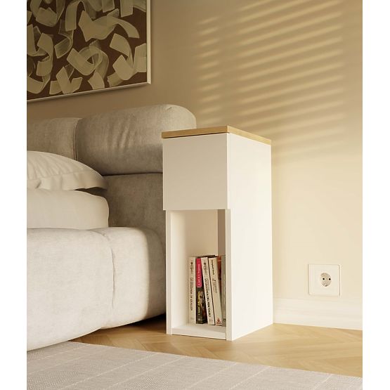 Noćni ormarić GALAX 20/1S BIJELA-ARTISAN