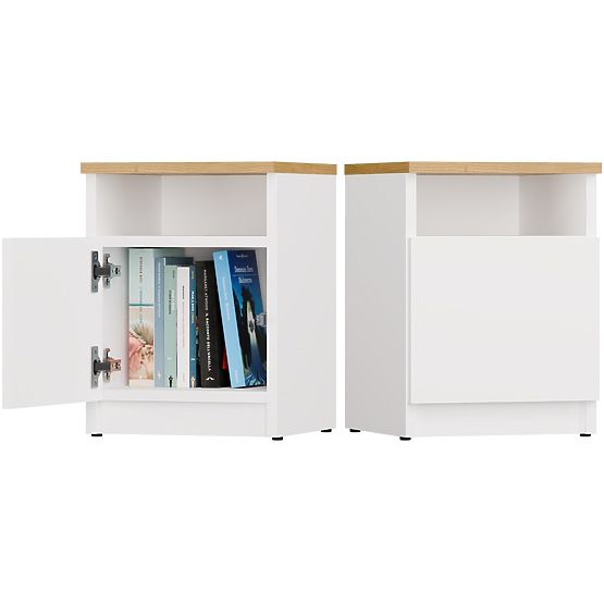 Noćni ormarić GALAX 30/1D BIJELA-ARTISAN