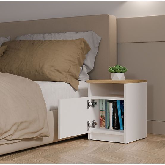 Noćni ormarić GALAX 30/1D BIJELA-ARTISAN