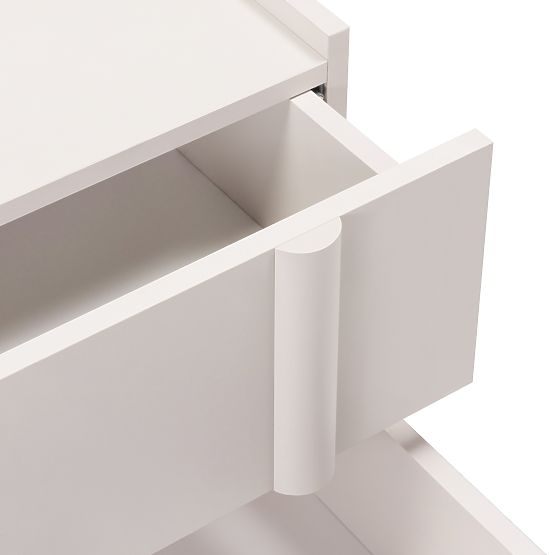 Noćni ormarić Moss kašmirski, zaobljeni