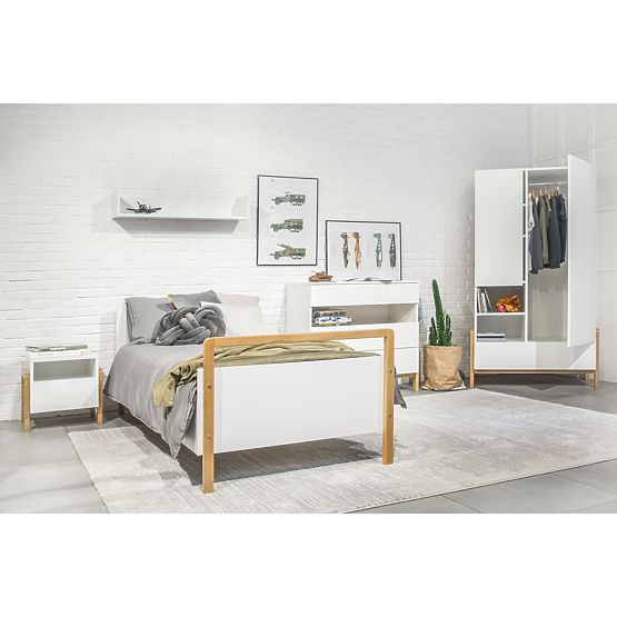 Noćni ormarić Viktor - bijeli