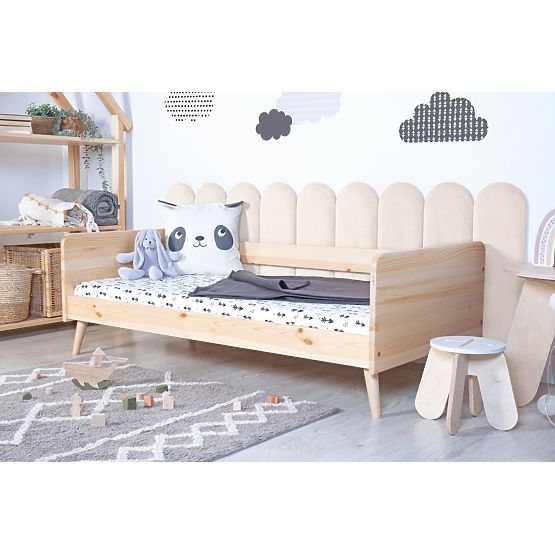 Obluček tapecirana ploča - krem