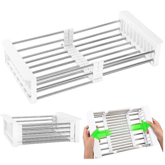 Ocjedivač sušilica za povrće ORDOS bijeli za sudoper