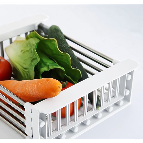 Ocjedivač sušilica za povrće ORDOS bijeli za sudoper