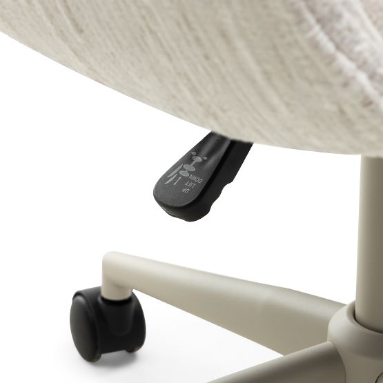 Okretna stolica Almeria, krem/svijetlo bež noge