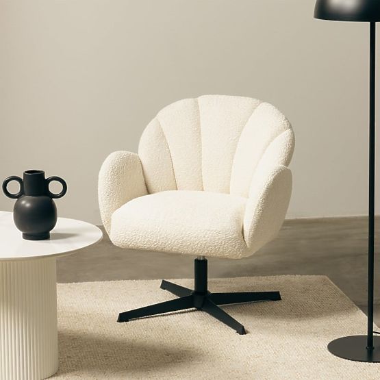 Okretna stolica Casablanca bijela, boucle