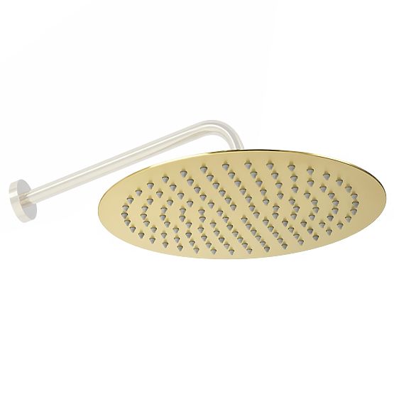 Okrugla tuš glava Rea 25cm Zlatna