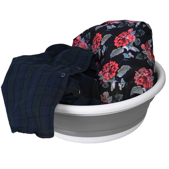 Okrugla zdjela 37 cm bijelo-siva ELBA COMPACT 9 litara