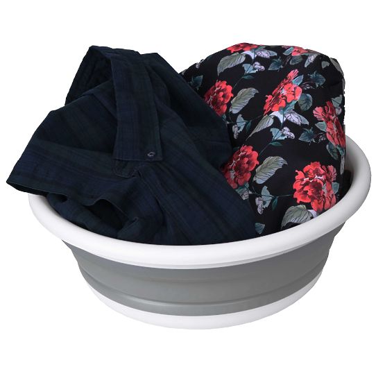 Okrugla zdjela 37 cm bijelo-siva ELBA COMPACT 9 litara