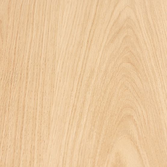 Okrugli konferencijski stolić Vesby 100 cm, prirodni hrast, jasen, lamele