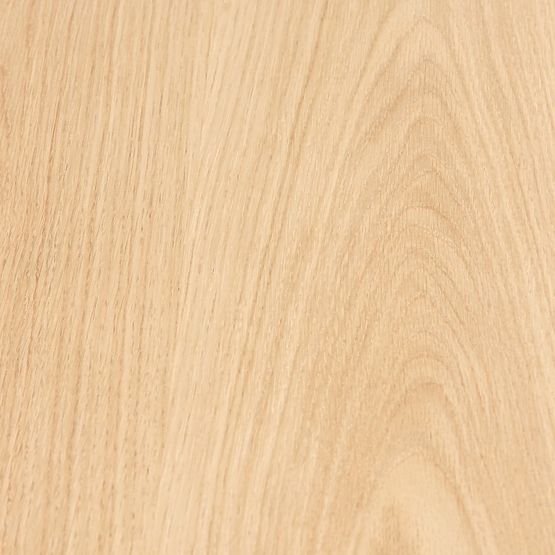 Okrugli konferencijski stolić Vesby 100 cm, prirodni hrast, jasen, lamele