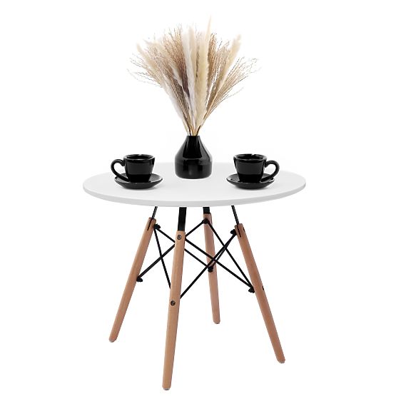 Okrugli stol PARIS DTW 60 cm bijeli