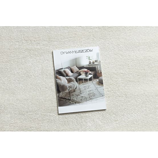 Okrugli tepih SOFTY Jednobojni, krem