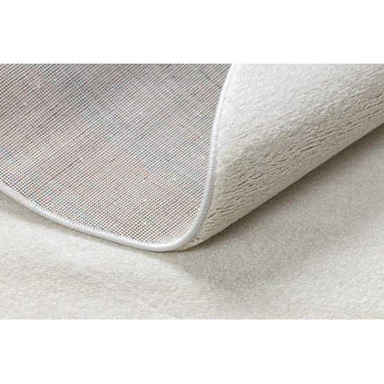 Okrugli tepih SOFTY Jednobojni, krem