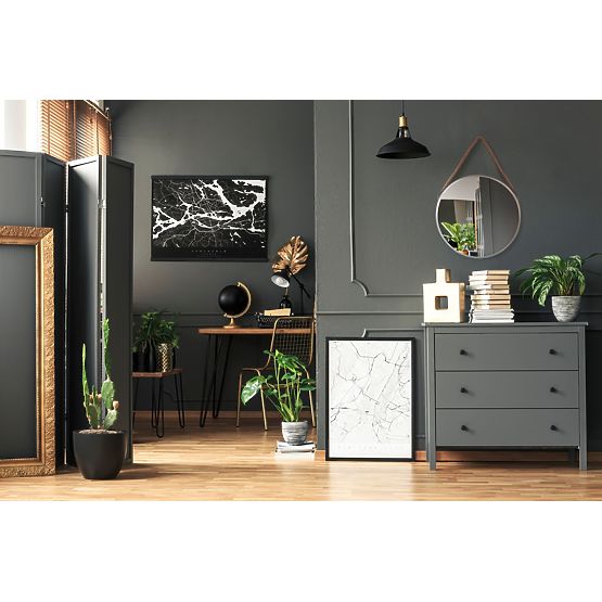 OKRUGLO SREBRNO OGLEDALO NA UŽETU 40CM KLMH-0410S-1