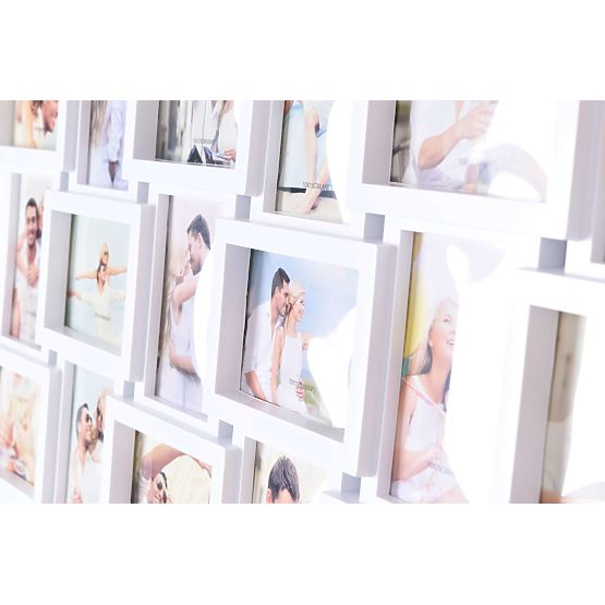 Okvir za fotografije za 18 fotografija Morka bijela
