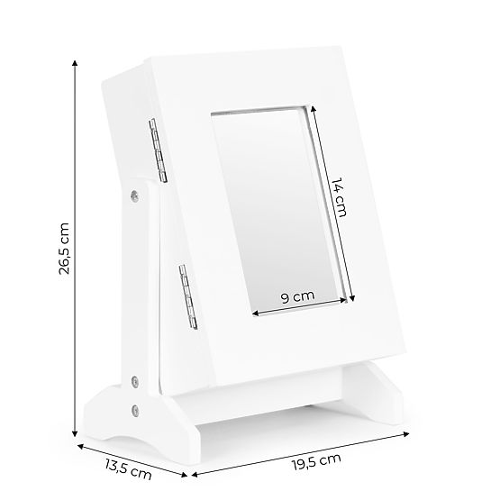 Organizator kutija za nakit s ogledalom ModernHome
