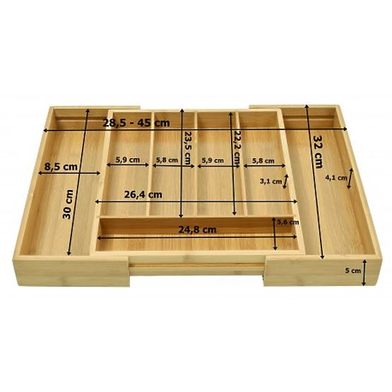 Organizator za pribor bambus umetka Juan