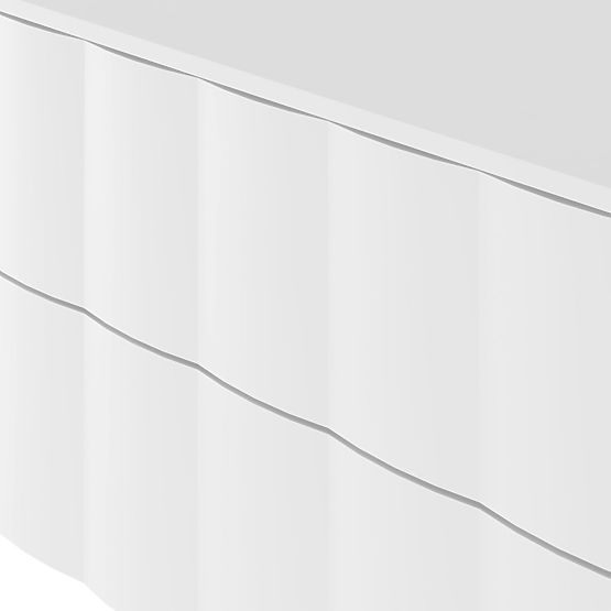 Ormarić ispod umivaonika na ploči Grita 80 cm, bijela, valovita prednja ploča