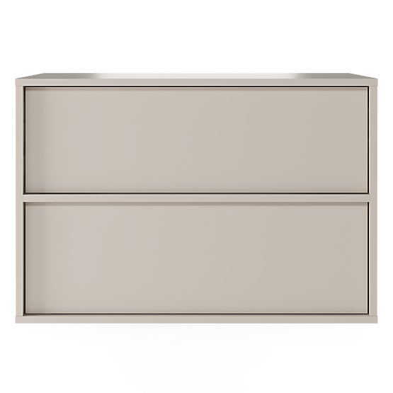 Ormarić ispod umivaonika na ploči Mossy, 80 cm, kašmir