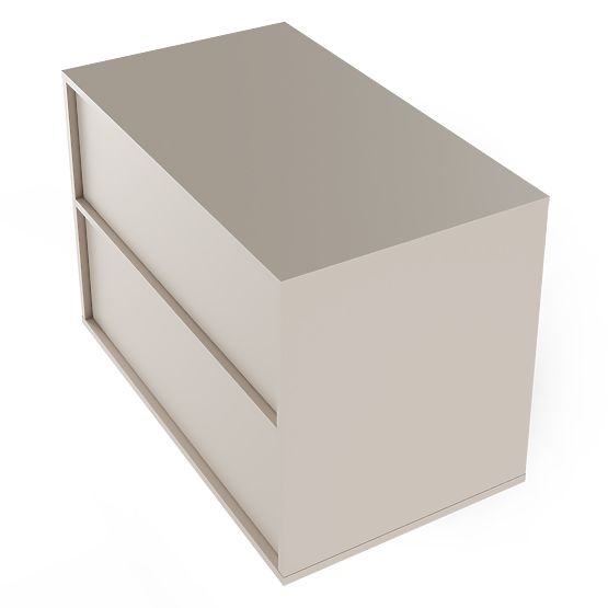 Ormarić ispod umivaonika na ploči Mossy, 80 cm, kašmir