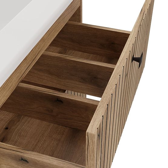 ORMARIĆ ISPOD UMIVAONIKA TIGO 60 2S HRAST EVOKE REBRASTA PREDNJA PLOČA + UMIVAONIK