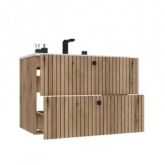 ORMARIĆ ISPOD UMIVAONIKA TIGO 80 2S HRAST EVOKE S UREZBOM + UMIVAONIK