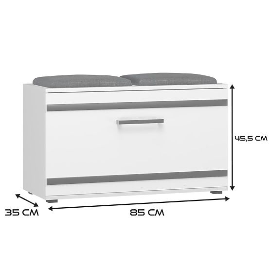 Ormarić za cipele Opal OPAL BIJELA