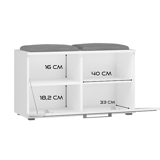 Ormarić za cipele Opal OPAL BIJELA