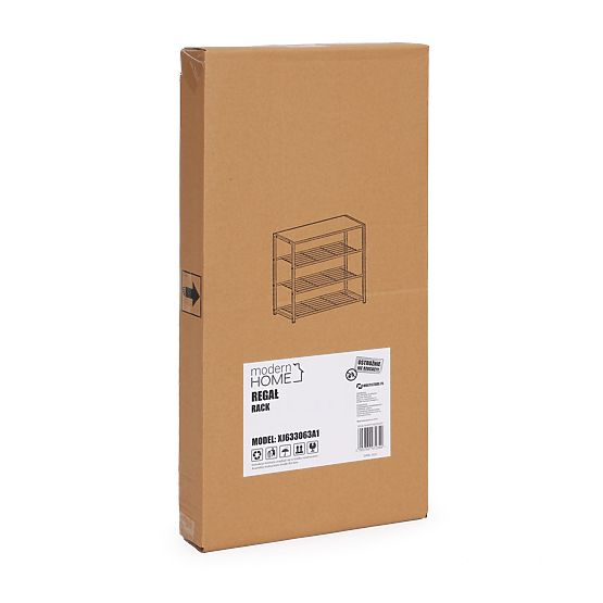 Ormarić za cipele stalak polica loft 3 razine