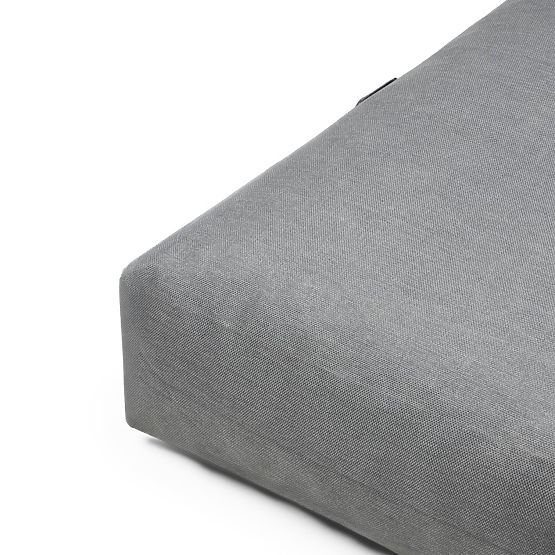 Otomanska za vrtni kutni set Vacuum s navlakom, siva