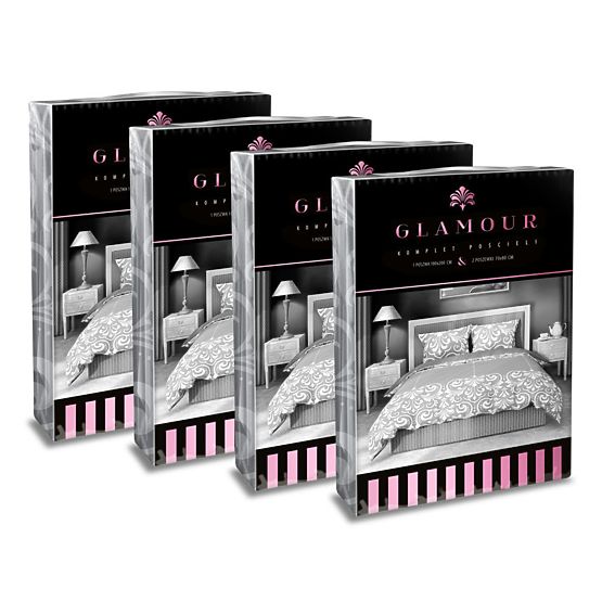 Pamučna posteljina Glamour ornaments 140x200cm + 70x90cm