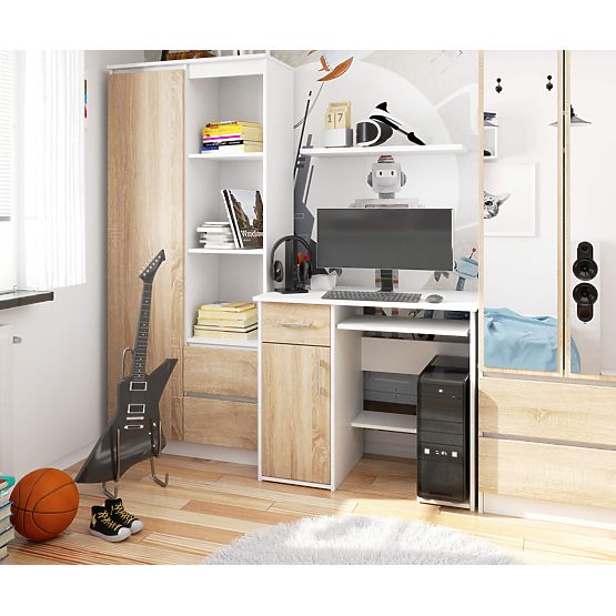 PISAĆI STOL JAY PK BIJELI / SONOMA