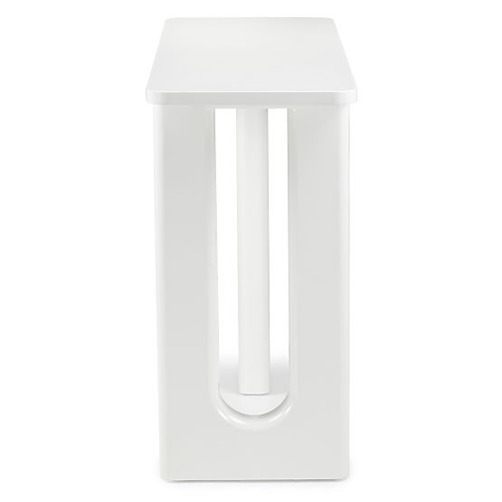 Pisaći stol/konsola Lichi 120 cm, bijela, lukovi