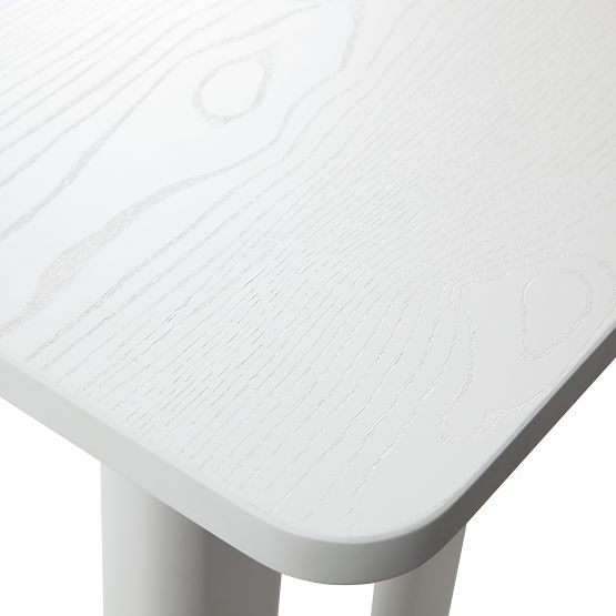 Pisaći stol/konsola Lichi 120 cm, bijela, lukovi