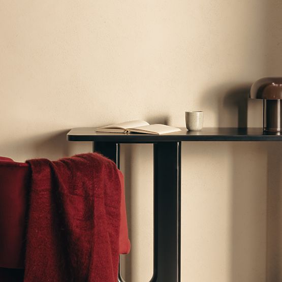 Pisaći stol/konzola Lichi 120 cm, crna, lukovi