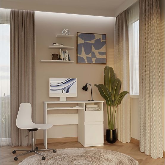 Pisaći stol PORTO DESNI BIJELI