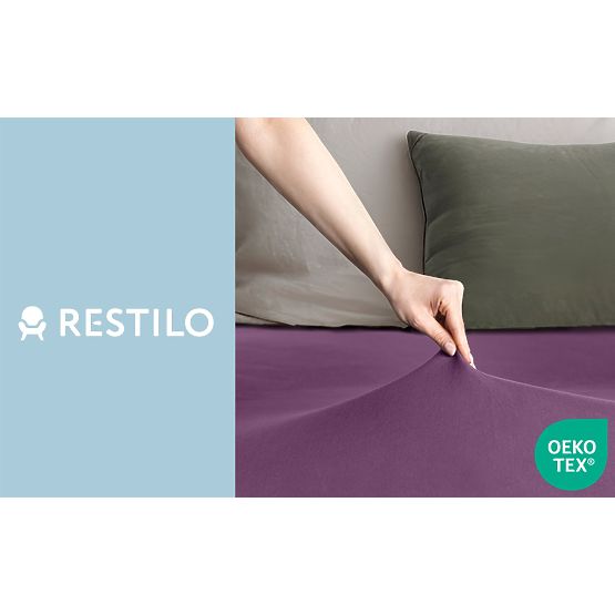 Plahta AMBER ljubičasta klasični stil materijal jersey 80-90x200 DecoKing