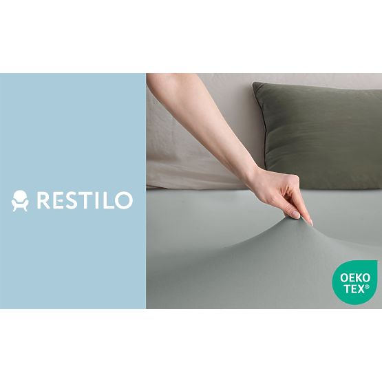 Plahta AMBER siva klasični stil materijal jersey 80-90x200 DecoKing