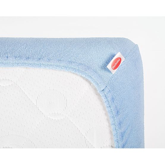 Plahta od frotira 200x90 cm - svijetlo plava