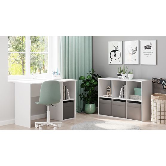 Polica Kob Lonii 2x3 bijela