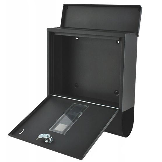 Poštanski sandučić s držačem za novine od pocinčanog čelika