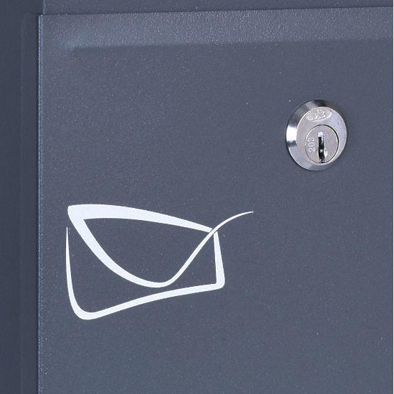 Poštanski sandučić za pisma Odvin antracit