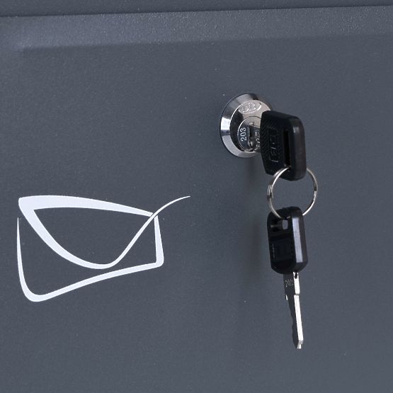 Poštanski sandučić za pisma Odvin antracit