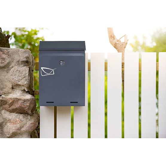 Poštanski sandučić za pisma Odvin antracit