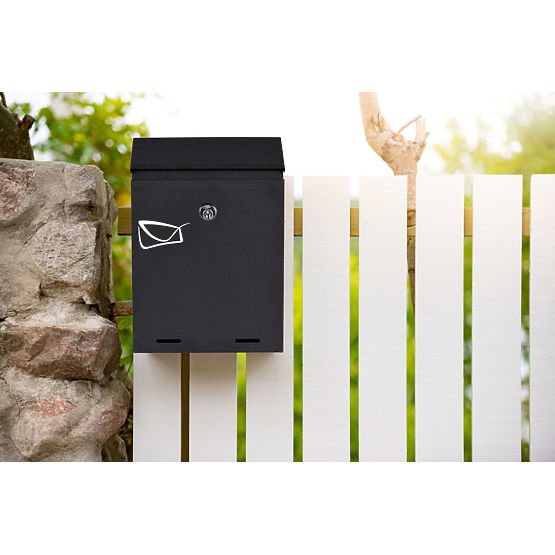 Poštanski sandučić za pisma Odvin crna