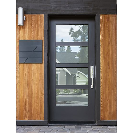 Poštanski sandučić za pisma Tove s držačem za novine antracit