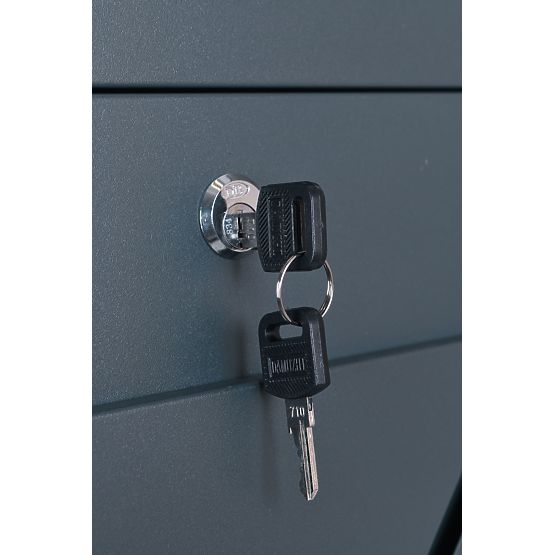 Poštanski sandučić za pisma Tove s držačem za novine antracit