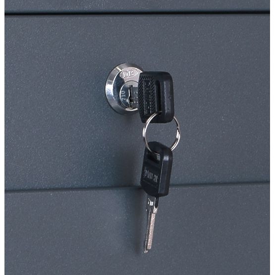 Poštanski sandučić za pisma Vidar antracit s natpisima